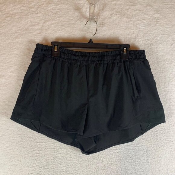 Calia Women's Elastic Waist Black Running Stretch Performance‎ Gym Shorts Size L - Picture 1 of 10